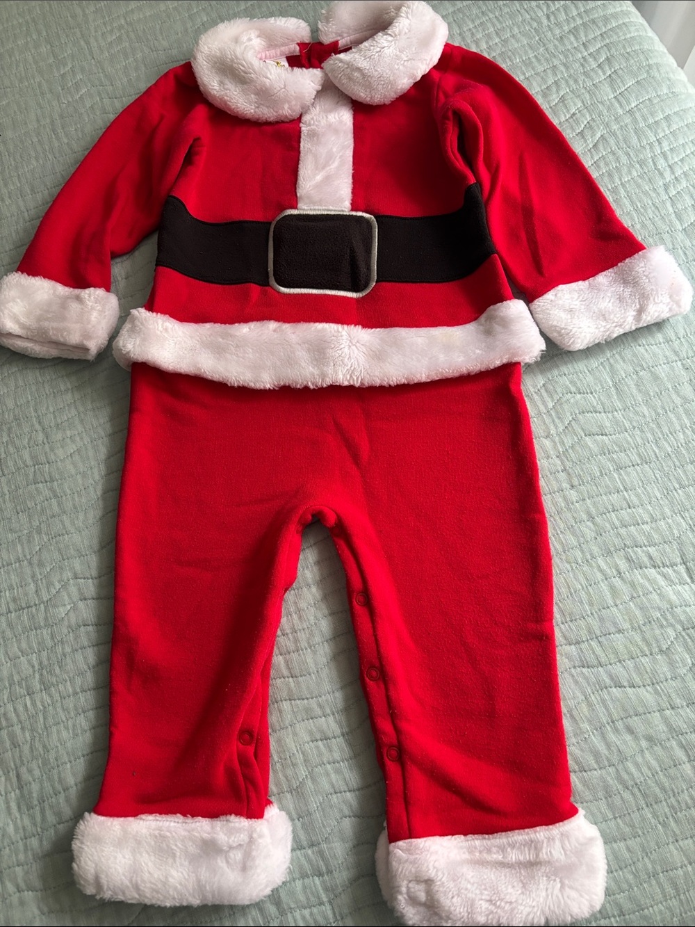 Sesame Street Boy’s One-Piece Santa Outfit 3T
